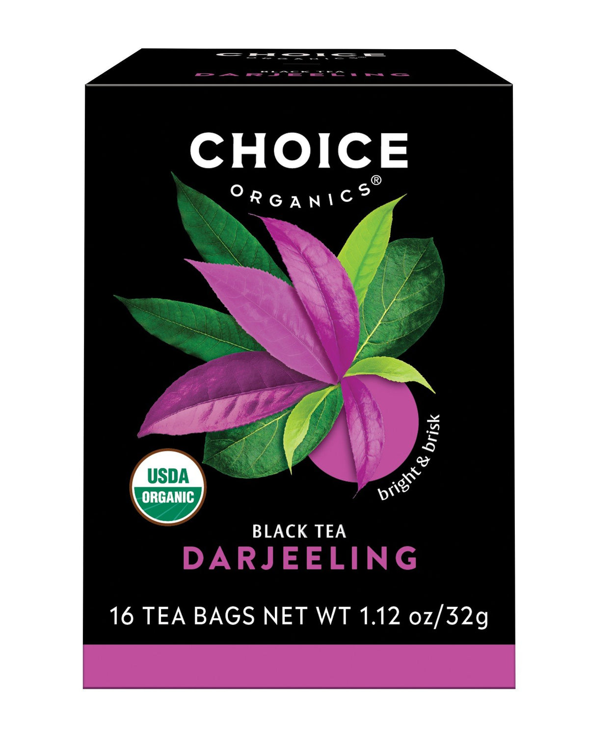 Choice Organics Organic Darjeeling Tea 16 Bag