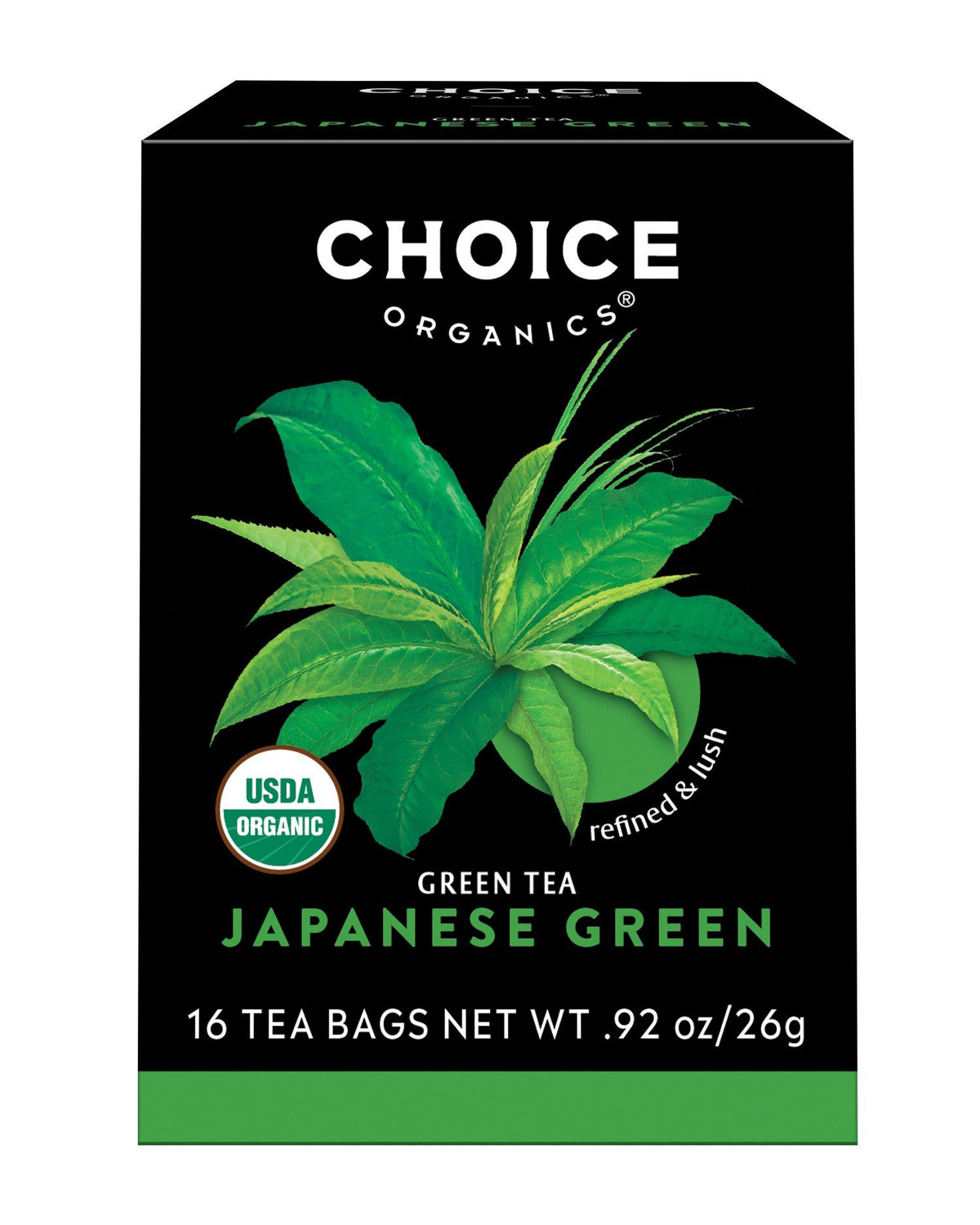 Choice Organics Organic Japanese Green Tea 16 Bag