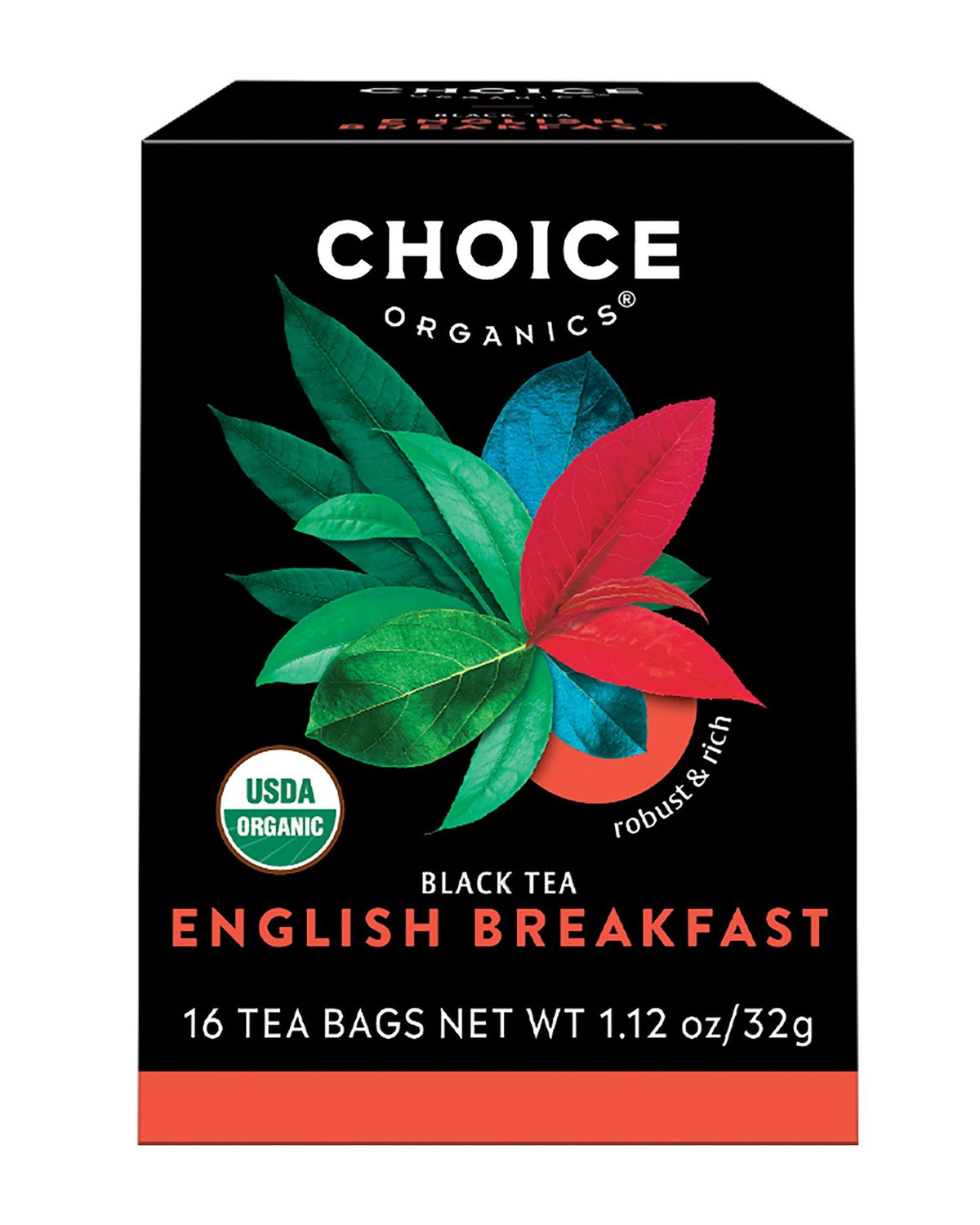 Choice Organics Organic English Breakfast Tea 16 Bag