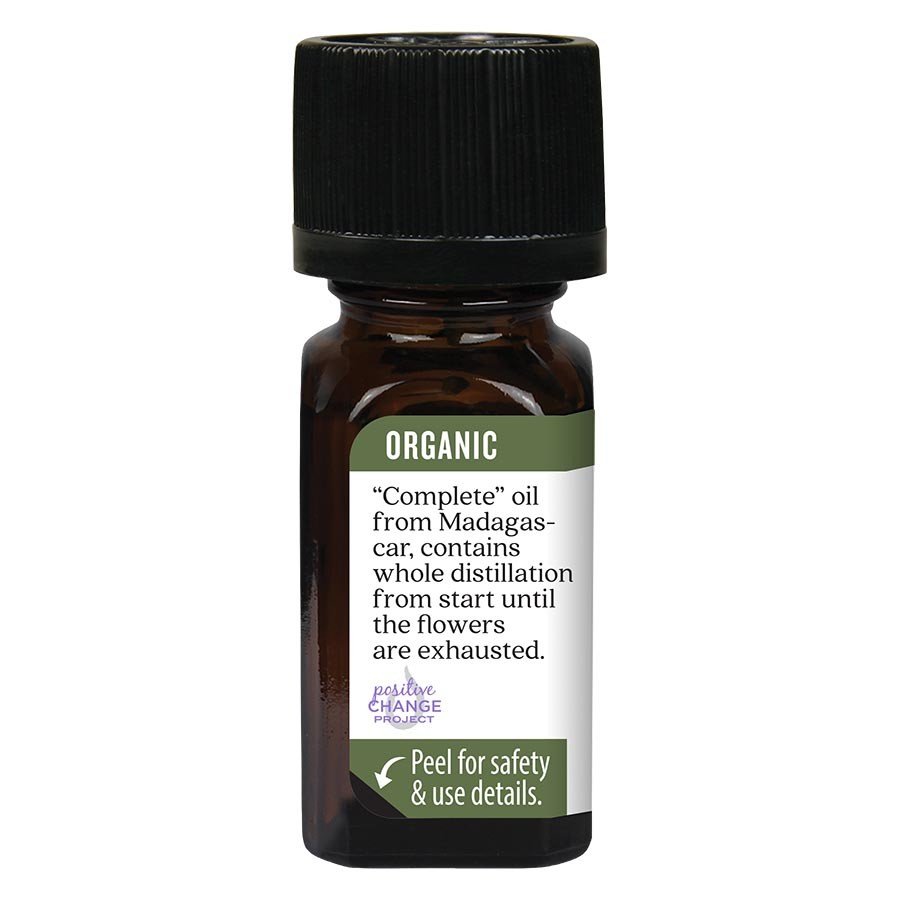 Aura Cacia Organic Ylang Ylang Complete Essential Oil 0.25 fl oz Liquid