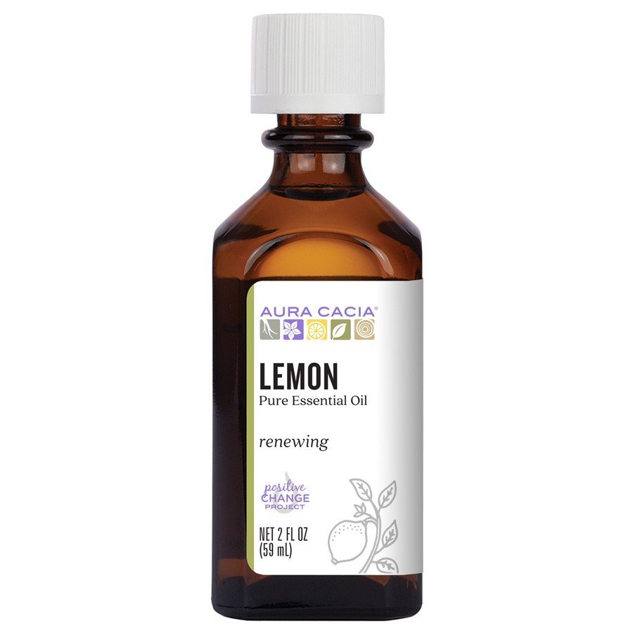 Aura Cacia Lemon Essential Oil 2 fl oz Liquid