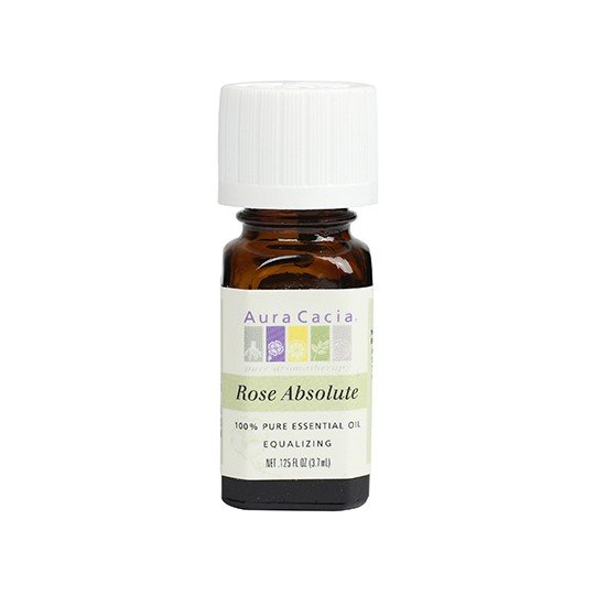 Aura Cacia Rose Absolute Essential Oil 0.125 fl oz Liquid