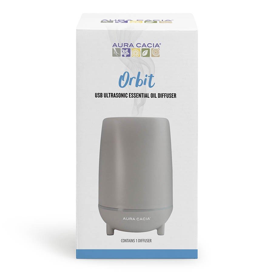 Aura Cacia Orbit USB Ultrasonic Essential Oil Diffuser 1 Container