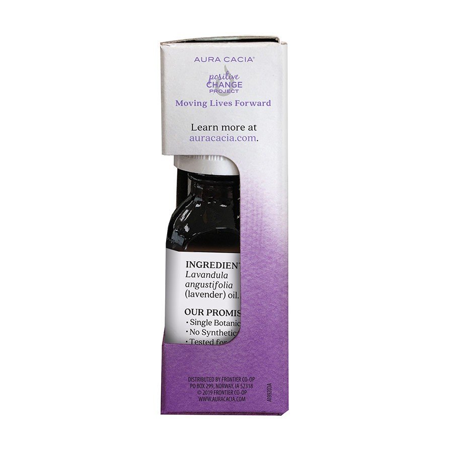 Aura Cacia Lavender Essential Oil, Boxed 0.5 fl oz Liquid
