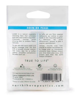 Earth Therapeutics Loofah Face Discs 3 per Pack 1 Pack