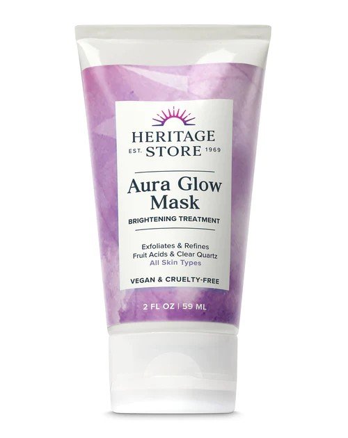 Heritage Store Aura Glow Mask-Brightening Treatment 2 fl oz Liquid