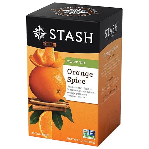 Stash Tea Black Tea-Orange Spice 20 Bag
