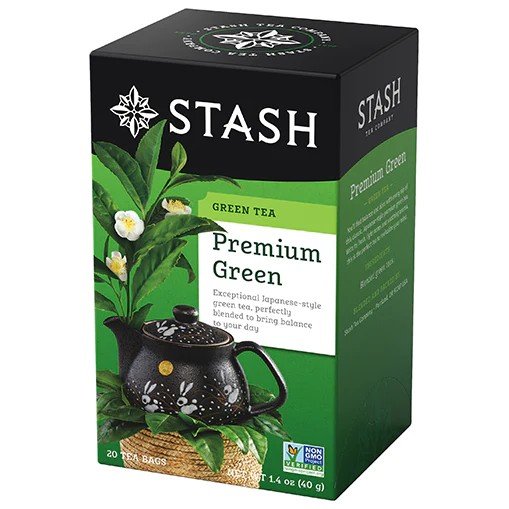 Stash Tea Green Tea Blends-Premium Green Tea 20 Bag