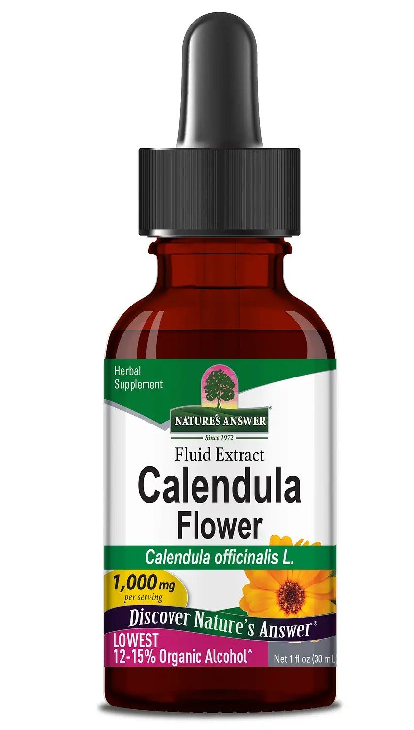 Nature's Answer Calendula Flower 1 oz Liquid