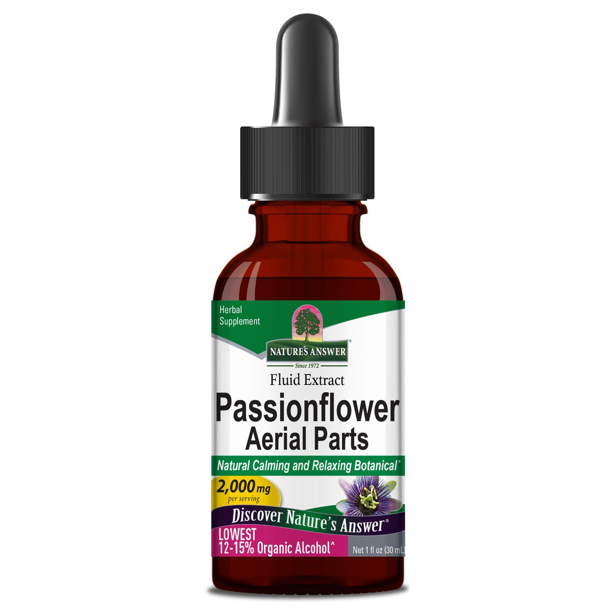Nature&#39;s Answer Passionflower Extract 1 oz Liquid
