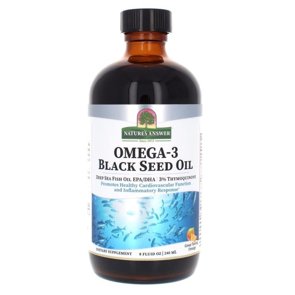 Nature&#39;s Answer Omega-3 Deep Black Seed Oil 8 fl oz Liquid