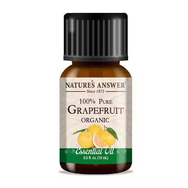 Nature's Answer Essential OIl Organic Grapefruit 0.5 oz Liquid