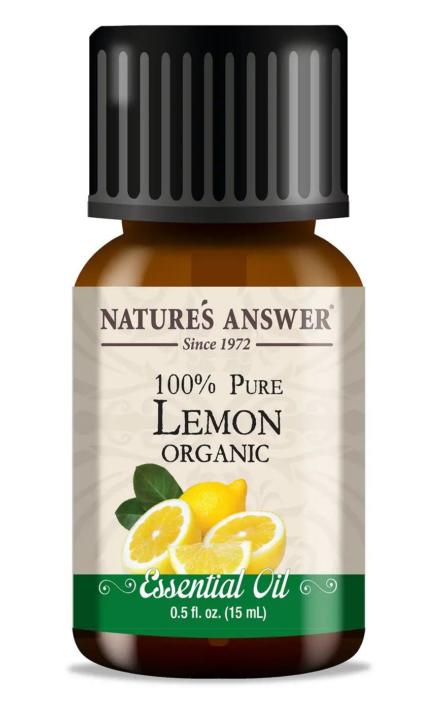 Nature&#39;s Answer Essential OIl Organic Lemon 0.5 oz Liquid