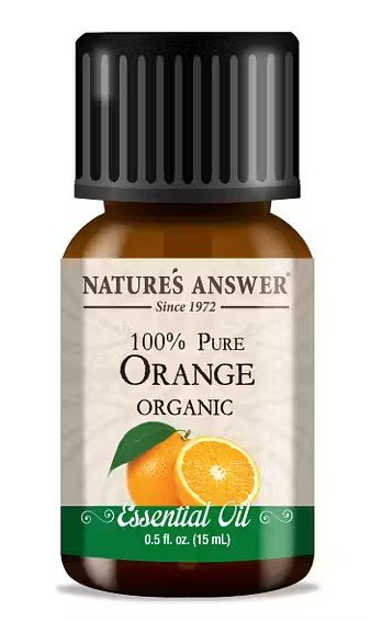 Nature&#39;s Answer Essential Oil Organic Orange 0.5 oz Liquid