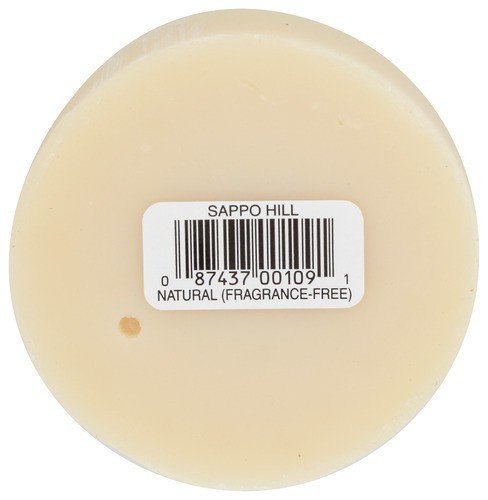 Sappo Hill Soap-Natural, Fragrance Free 1 Bar
