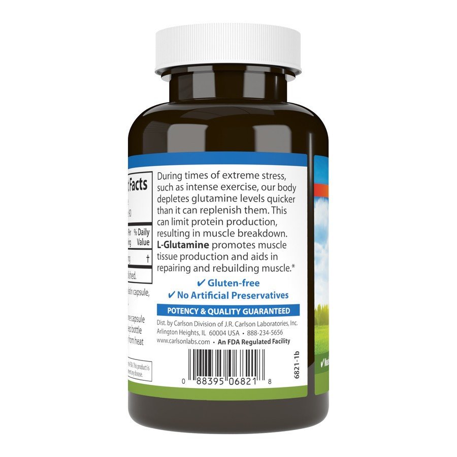 Carlson Laboratories L-Glutamine 750mg 90 Capsule