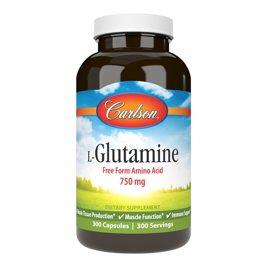 Carlson Laboratories L-Glutamine 750mg 300 Capsule