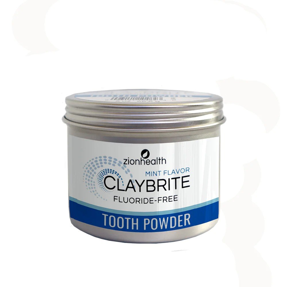 Zion Health Claybrite Tooth Powder 2 oz Powder