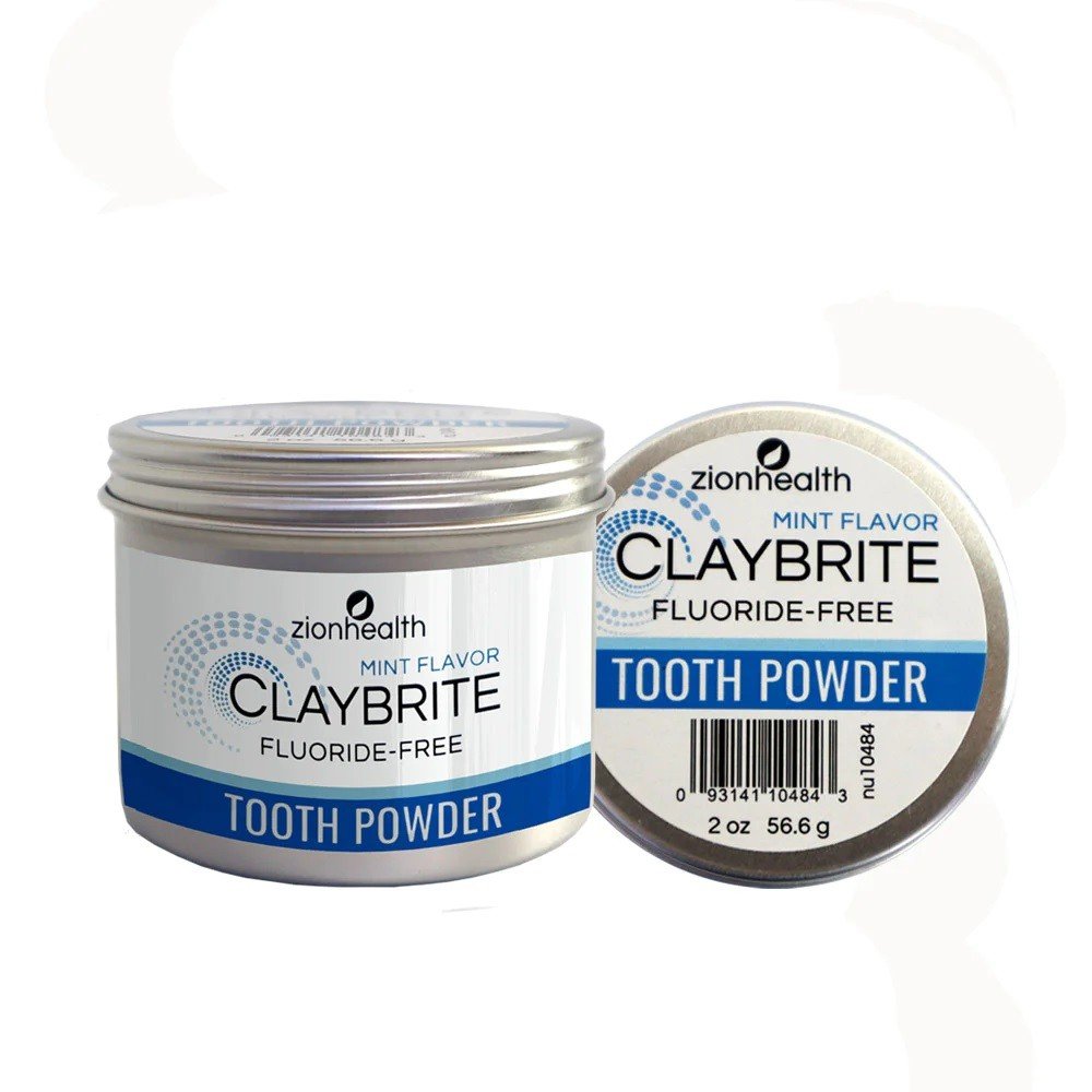 Zion Health Claybrite Tooth Powder 2 oz Powder