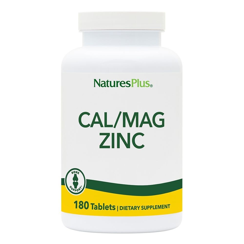 Nature's Plus Calcium 100 mg-Magnesium 500mg-Zinc-75mg 180 Tablet