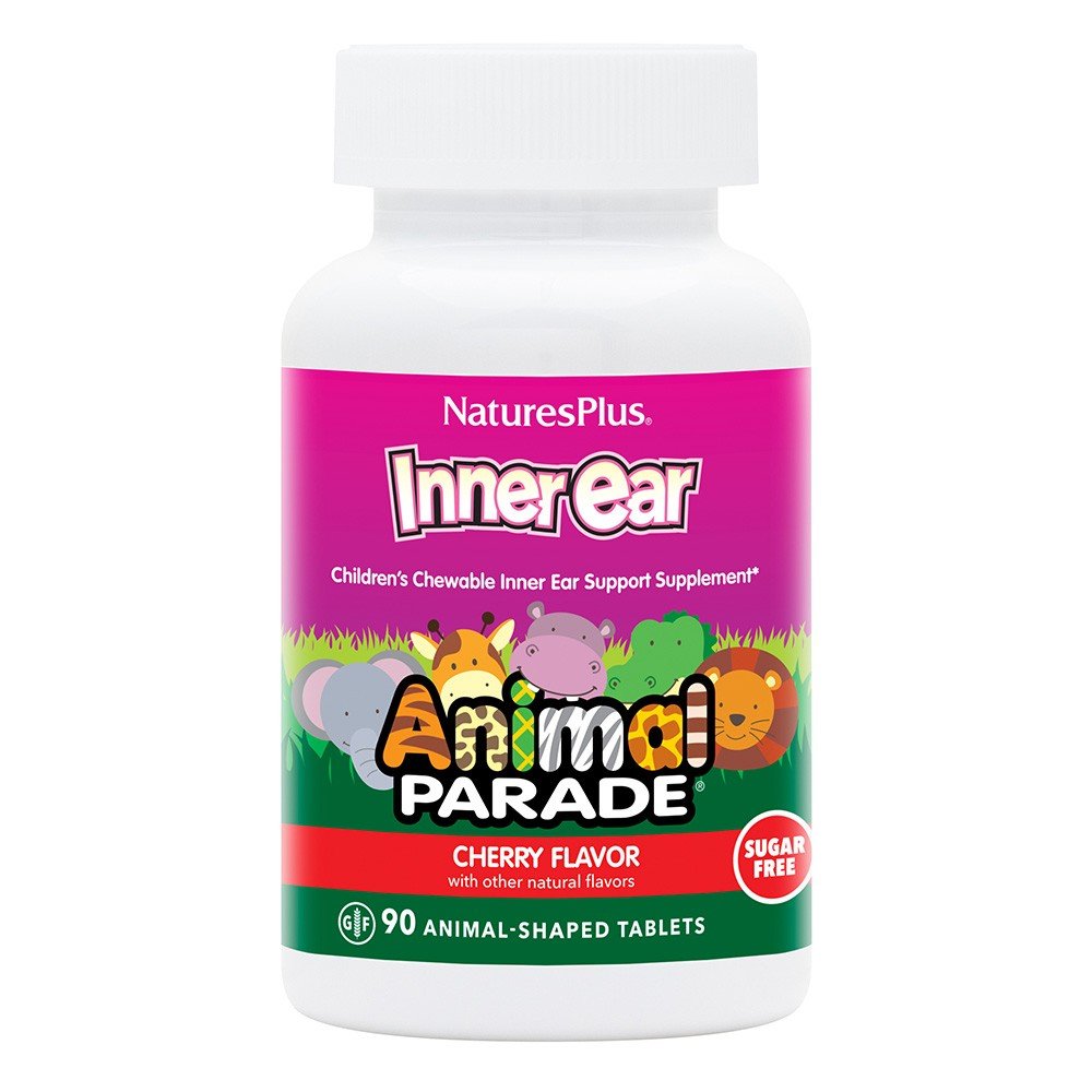 Nature's Plus Animal Parade Inner Ear Support - Cherry 90 Chewable