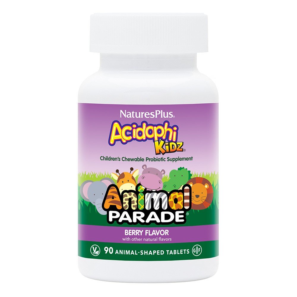 Nature's Plus Animal Parade Acidophikidz 90 Chewable