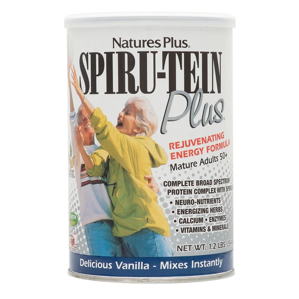 Nature&#39;s Plus Spiru-Tein Plus Vanilla 1.2 lbs Powder