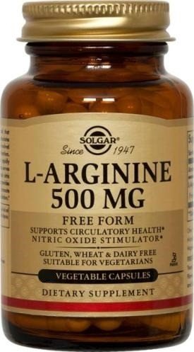 Solgar L-Arginine 500mg 100 VegCap