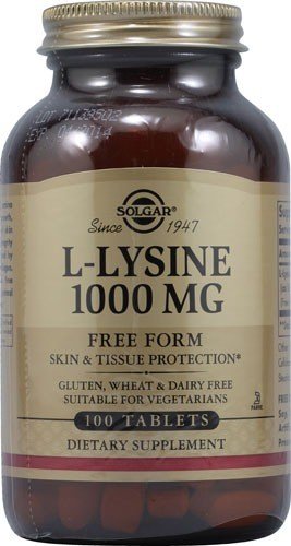 Solgar L-Lysine 1000mg 100 Tablet