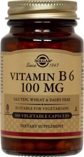 Solgar Vitamin B-6 100mg 100 Capsule