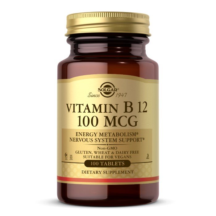 Solgar Vitamin B-12 100mcg 100 Tablet