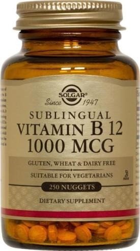 Solgar Vitamin B-12 1000mcg Nuggets 250 Lozenge