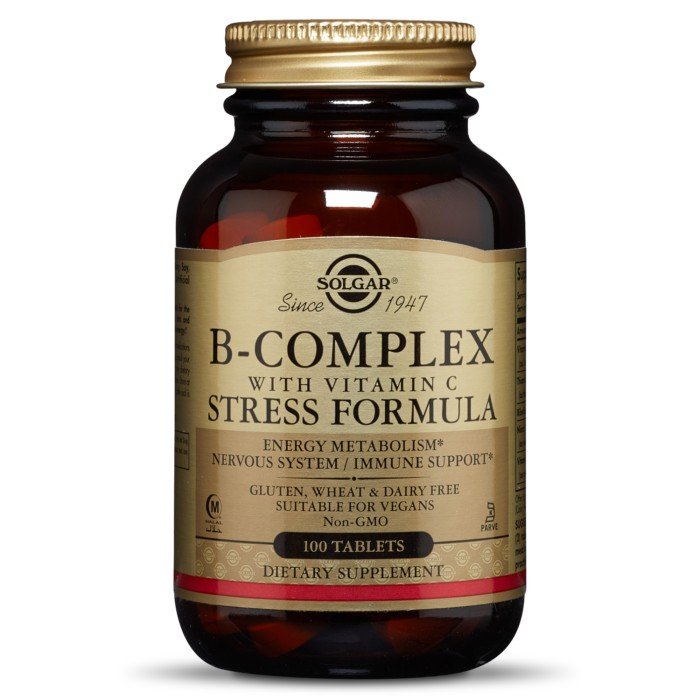 Solgar B-Complex With C Stress Formula 100 Tablet