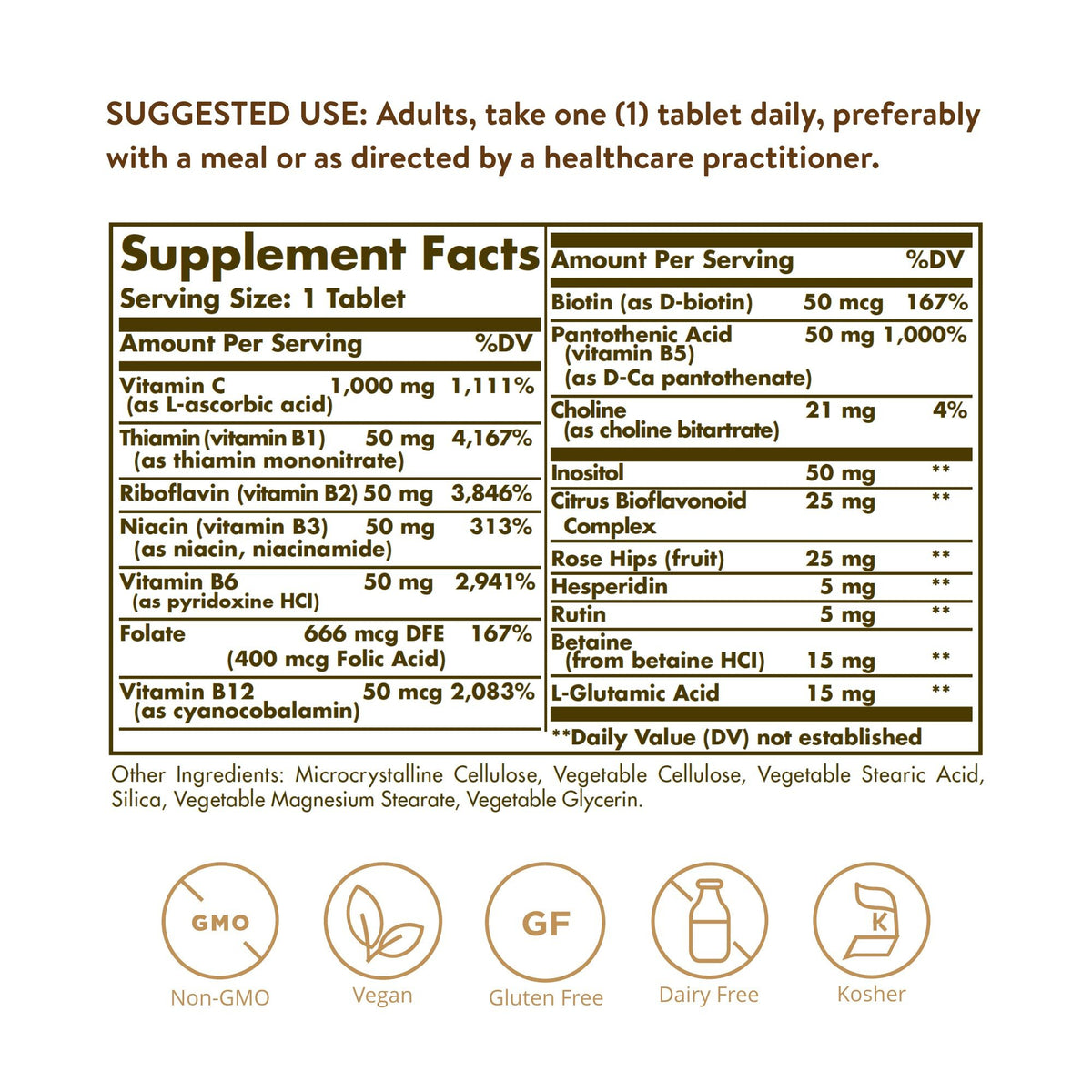 Solgar Ultimate B+C Complex 90 Tablet