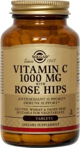 Solgar Vitamin C 1000mg With Rose Hips 250 Tablet