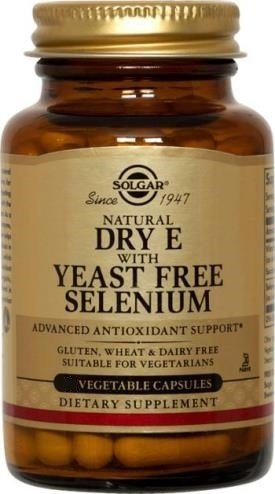 Solgar Vitamin E With Yeast Free Selenium 100 VegCap