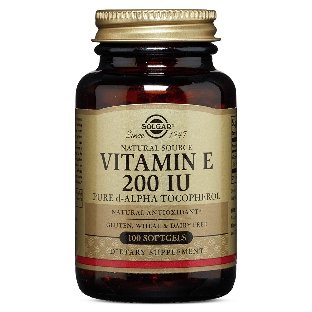 Solgar Vitamin E 200 IU Alpha 100 Softgel