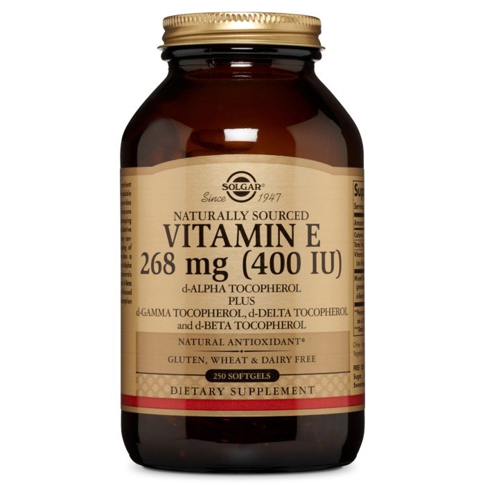 Solgar Vitamin E 268 mg ( 400 IU) Mixed 250 Softgel