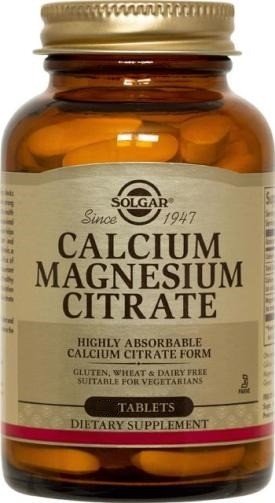 Solgar Calcium/Magnesium Citrate 100 Tablet