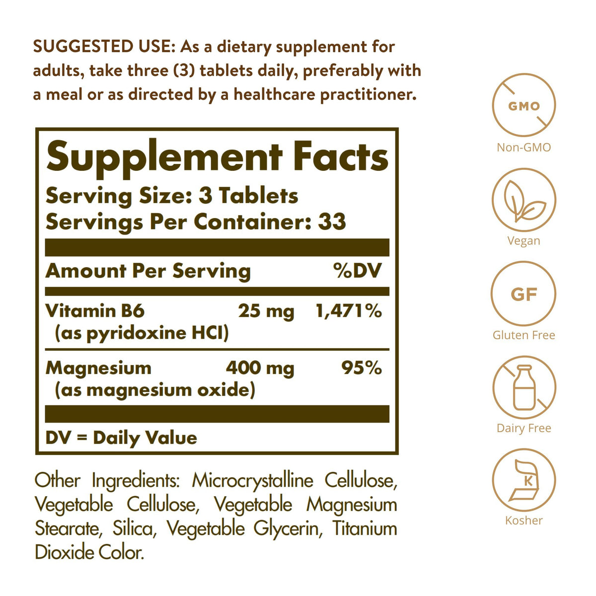 Solgar Magnesium 100 Tablet