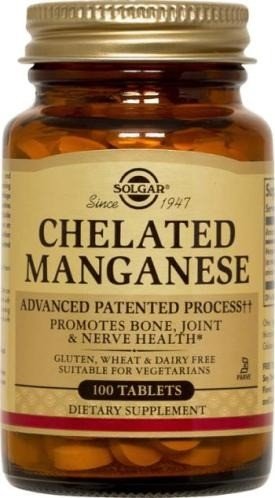 Solgar Chelated Manganese 100 Tablet