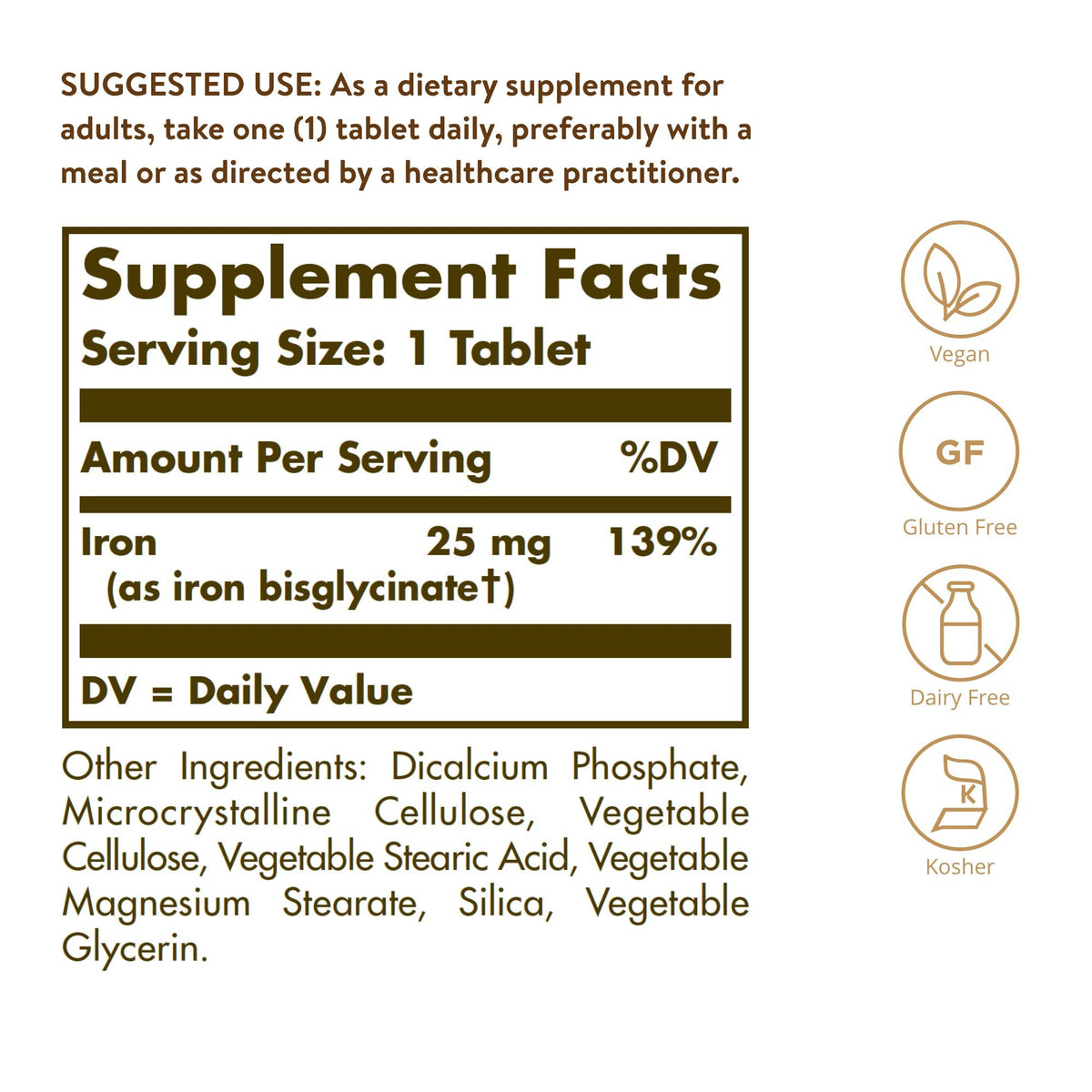 Solgar Chelated Manganese 100 Tablet