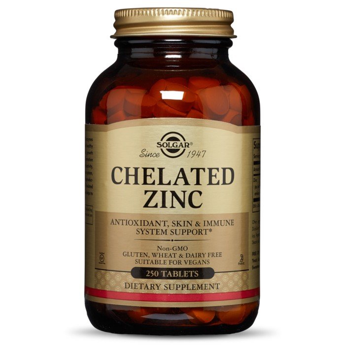 Solgar Chelated Zinc 250 Tablet