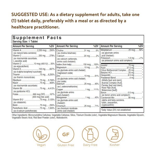 Solgar Iron-Free Formula VM-75 90 Tablet