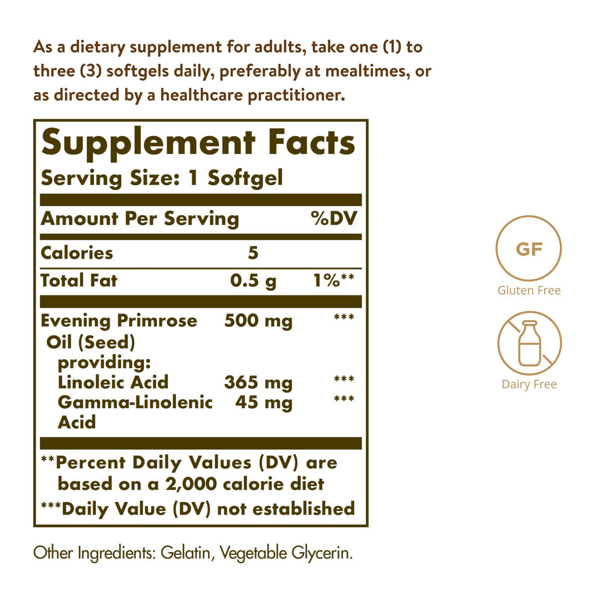 Solgar Evening Primrose Oil 500mg 90 Softgel