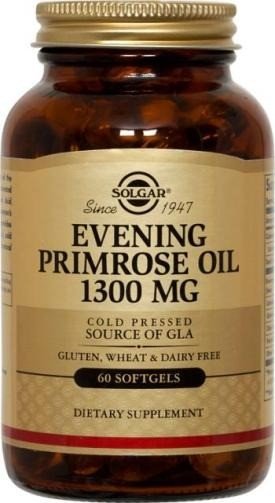 Evening Primrose Oil | Solgar | GLA | Cold Pressed | Gluten Free | Wheat Free | Dairy Free | Dietary Supplement | 60 Softgels | VitaminLife