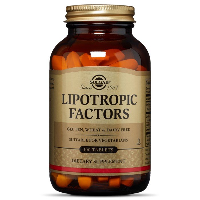 Solgar Lipotropic Factors 100 Tablet