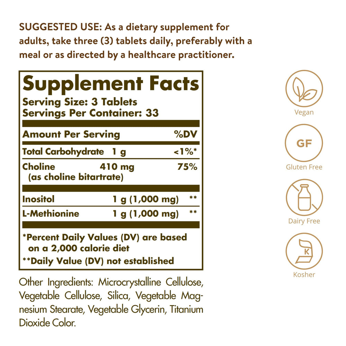 Solgar Lipotropic Factors 100 Tablet