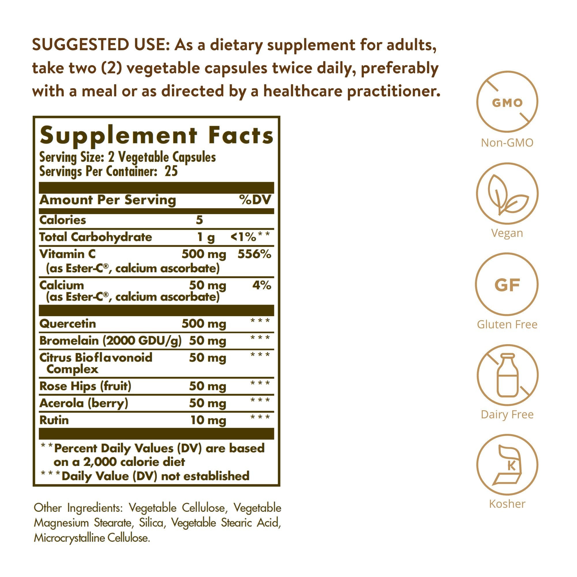 Solgar Quercetin Complex 50 VegCap - VitaminLife