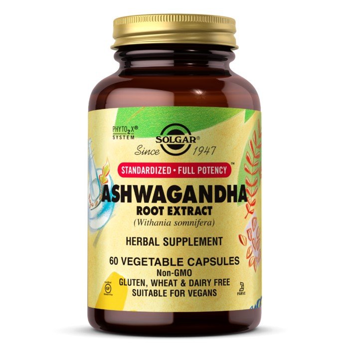 Solgar SFP Ashwagandha Root Extract 60 VegCap